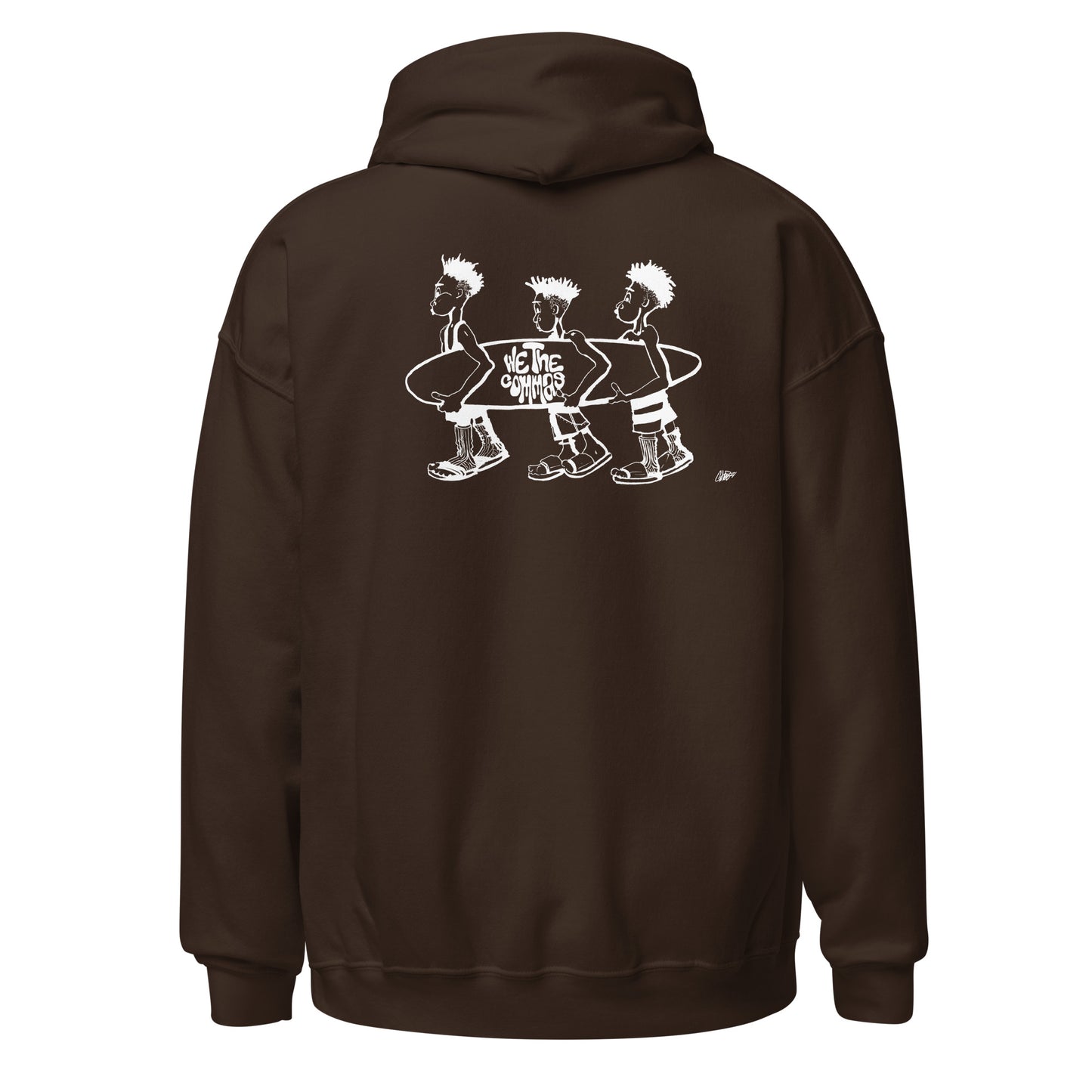 WE THE COMMAS SURF BOARD HOODIE