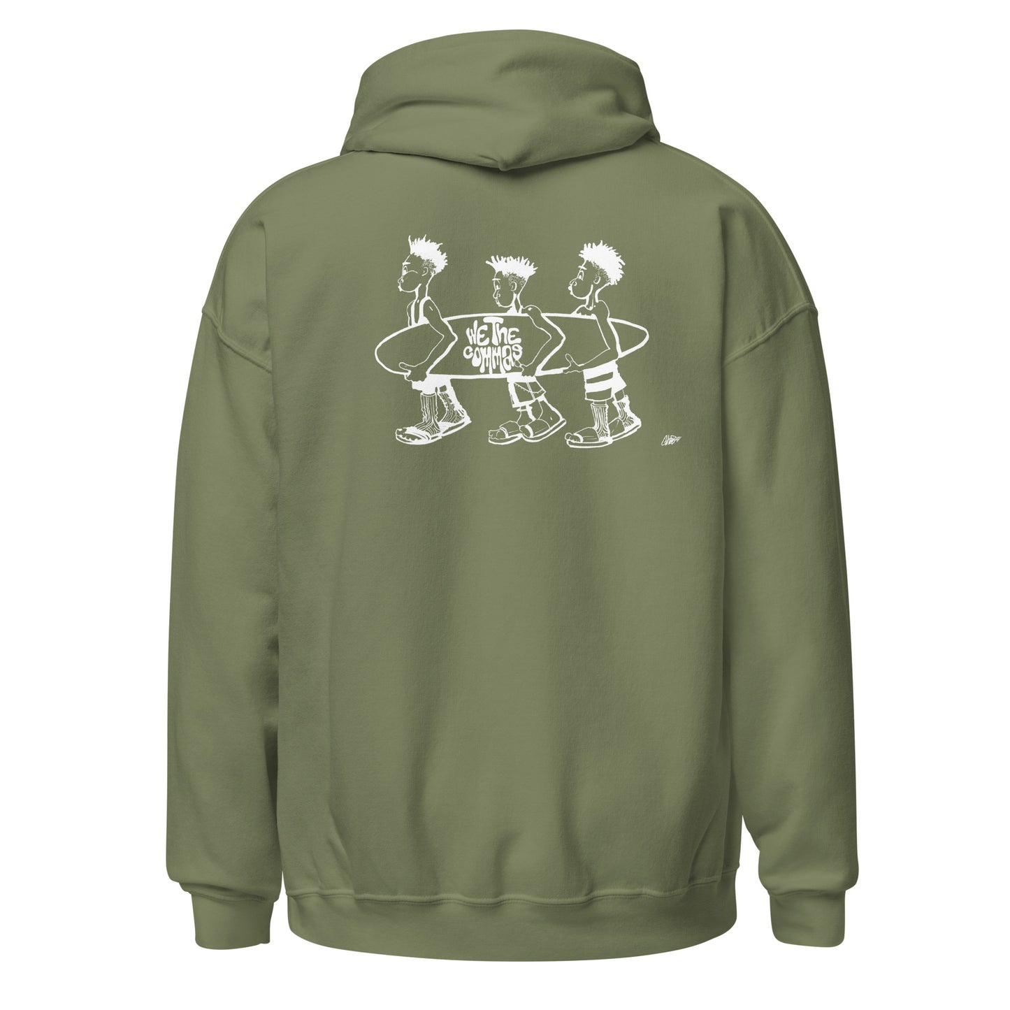 WE THE COMMAS SURF BOARD HOODIE